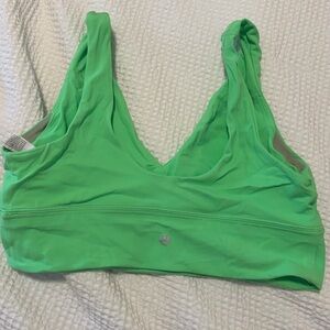 lululemon athletica Vibrant Green Sports Bra